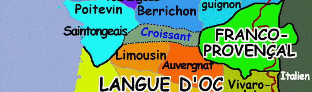 Language map of France