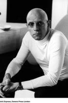 Michael Foucault sitting